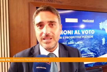 Regionali, Irto "Confidiamo in un risultato straordinario"