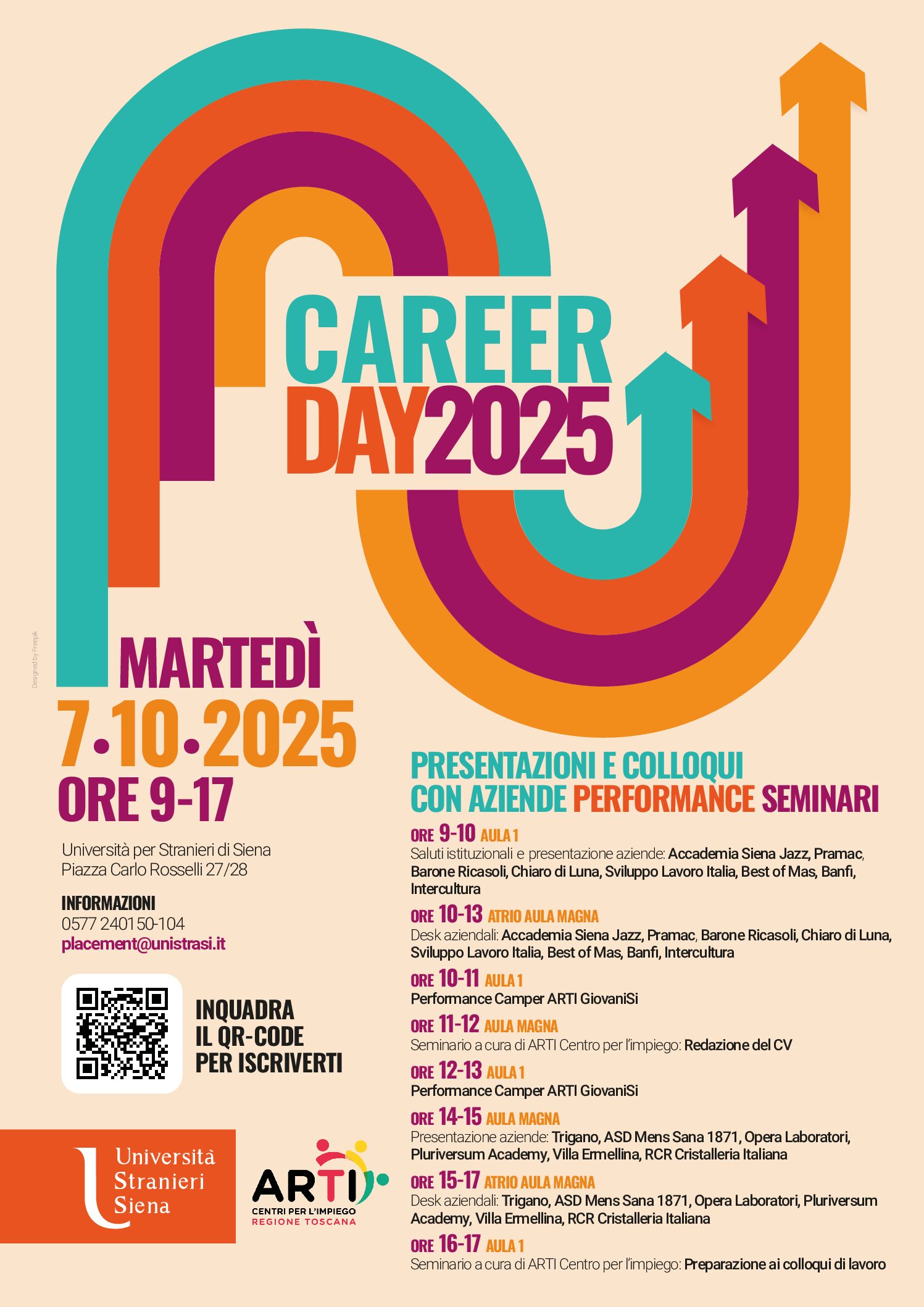 A ottobre il Career day 2025 dell’Università per Stranieri di Siena