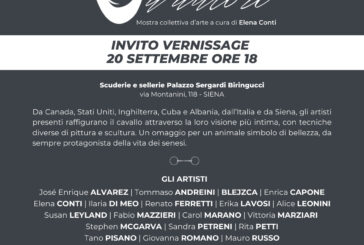 La mostra “Cavalli d’Autore si svolgerà dal 20 settembre al 6 ottobre