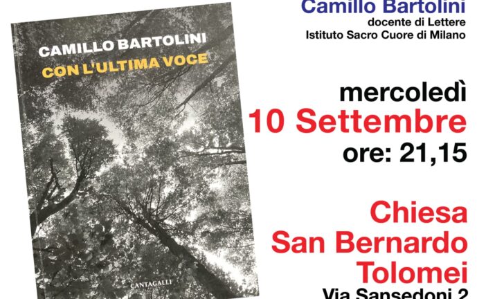 “Con l’ultima voce”: Camillo Bartolini presenta il suo libro a Siena
