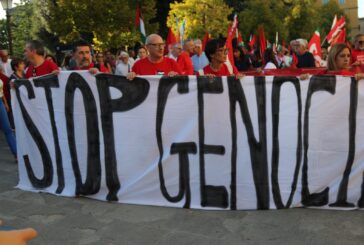 Oltre 2mila persone protestano contro il genocido a Gaza