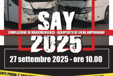 Sabato 27 settembre all’Aeroporto di Ampugnano una simulazione di maxiemergenza