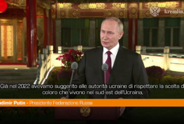 Putin "Se prevale il buonsenso è possibile porre fine al conflitto"