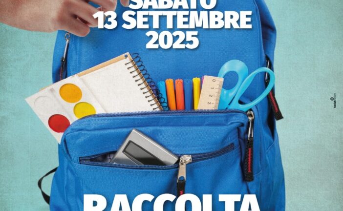 13 settembre: torna la raccolta solidale di materiale scolastico