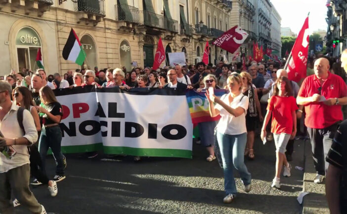 A Catania un migliaio alla manifestazione pro Palestina