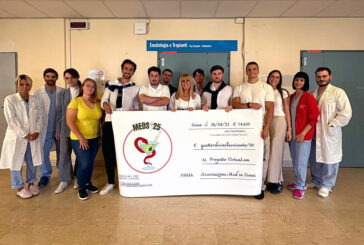 Gli studenti di Medicina del 6° anno donano all’Ematologia dell’Aou Senese 14.600 euro