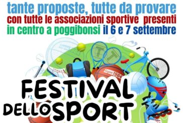 Poggibonsi dà il via all’anno sportivo con il Festival dello Sport