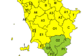 Nuova perturbazione: codice giallo per pioggia temporali e mareggiate
