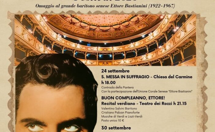 Tutto pronto per il “Viva Bastianini! Festival”
