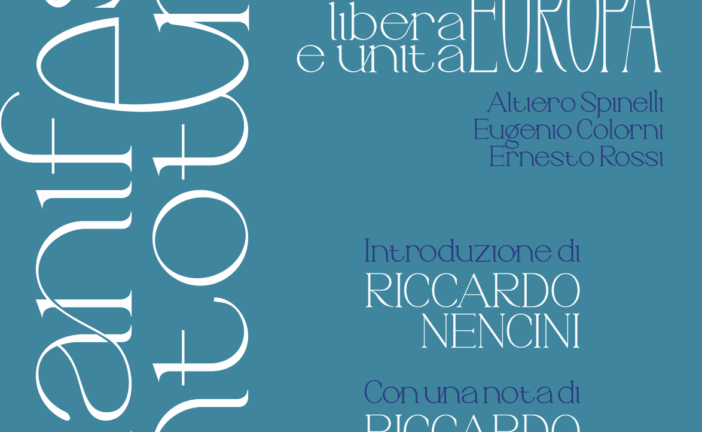 Betti Editrice lancia una collana gratuita con il Manifesto di Ventotene