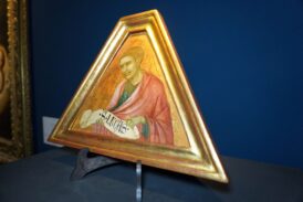 Sarà esposto a Pienza, nel Museo diocesano, il San Luca di Pietro Lorenzetti