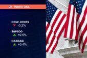 PARTENZA MISTA A WALL STREET, S&P 500 +0,5% E DOW JONES -0,2%