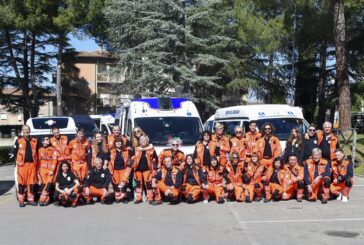 Taglio del nastro per la nuova ambulanza della Pubblica Assistenza