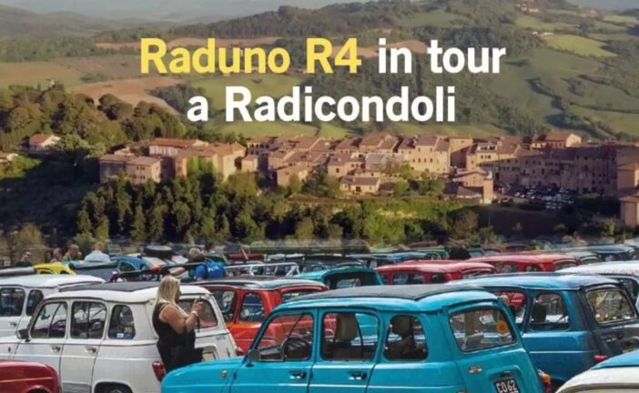 Anche Radicondoli protagonista della carovana dell’Italian Renault 4 Festival