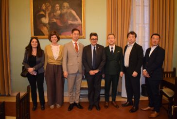 Delegazione della Shimonoseki University in visita a Unisi