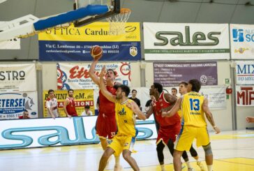 San Giobbe strappa la vittoria a Piombino con la tripla di Bertocco