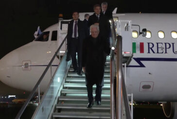Mattarella in Estonia, l'arrivo all'aeroporto di Tallinn