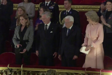 Bruxelles, Mattarella al teatro La Monnaie