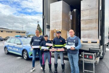 La Stradale scopre un carico illecito da 62 quintali di sigarette