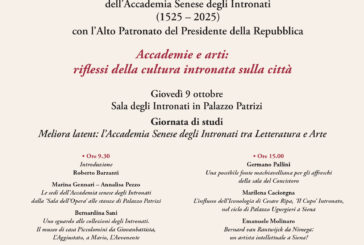 9 ottobre: “Meliora latent” esamina il rapporto tra la letteratura e l’arte