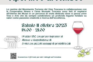 Aperitivo al Museo: l’11 ottobre il vino nei musei della Toscana