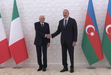 Mattarella in Azerbaigian, l'incontro con Aliyev
