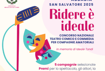 Abbadia San Salvatore lancia il concorso nazionale di teatro “Ridere è Ideale”