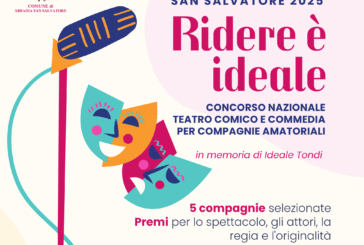 Abbadia San Salvatore lancia il concorso di teatro comico e commedia “Ridere è Ideale”