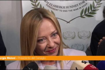 Pace a Gaza, Meloni "L'Italia può giocare un ruolo di primo piano"