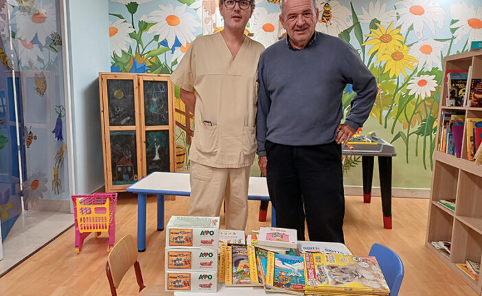 AVO dona libri alla Biblioteca del Dipartimento della Donna e dei bambini
