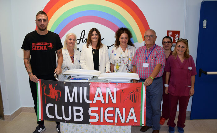 Milan Club Siena, donate 2 bilance pesa neonati alla Terapia Intensiva Neonatale