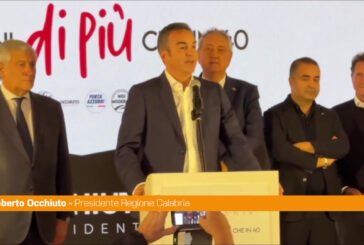 Occhiuto rieletto in Calabria "Lavoro e sacrifici vengono ripagati"