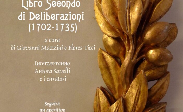 La Contrada della Tartuca presenta il Libro Secondo di Deliberazioni (1702-1735)