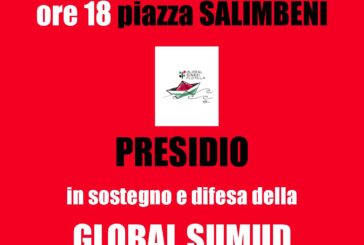 “Fermiamo il genocidio del popolo palestinese”: presidio in piazza Salimbeni