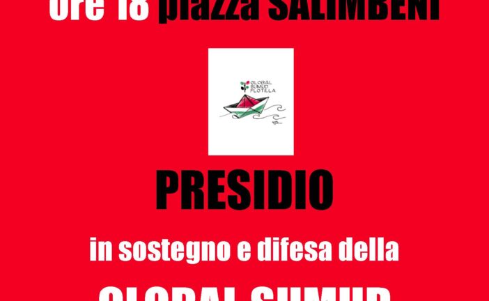 “Fermiamo il genocidio del popolo palestinese”: presidio in piazza Salimbeni