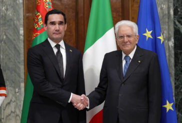 Mattarella incontra il presidente del Turkmenistan Berdimuhamedov