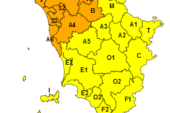 Maltempo: allerta arancione su Toscana nord ovest