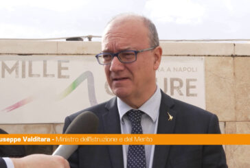 Valditara "La scuola in Campania può diventare un esempio per tutta Italia"