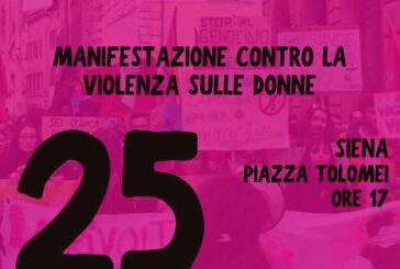 Cravos Siena manifesta contro la violenza sulle donne