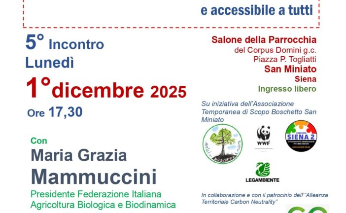 Ambiente e Alimentazione: 5° incontro del ciclo