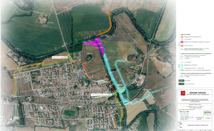 Italia Nostra vs Regione sull’argine di Buonconvento