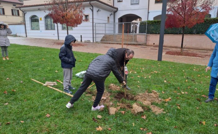 Festa degli alberi: una nuova pianta nel parco ex-Sardelli