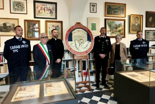 I Carabinieri TPC recuperano le 30 pagine miniate rubate a Colle