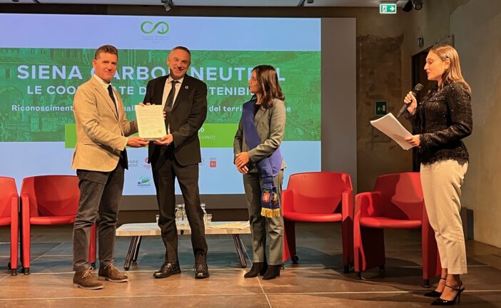 Per la provincia di Siena una nuova certificazione del bilancio delle emissioni dei gas serra