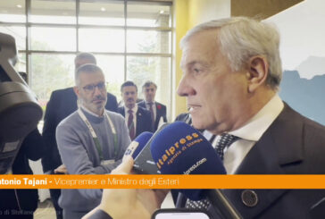 Tajani "Pieno sostegno dell'Italia all'Ucraina, lavoriamo insieme per la pace"