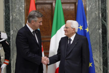 Mattarella riceve al Quirinale il premier croato Plenkovic