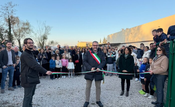 In tanti all’inaugurazione del centro sportivo di San Martino