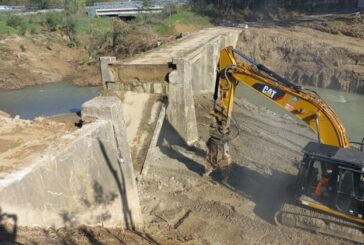 Conclusi i lavori di demolizione del ponte-guado a Ulignano