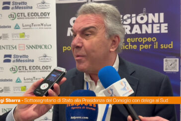 Sud, Sbarra "Cresce più del resto del Paese con azione governo"