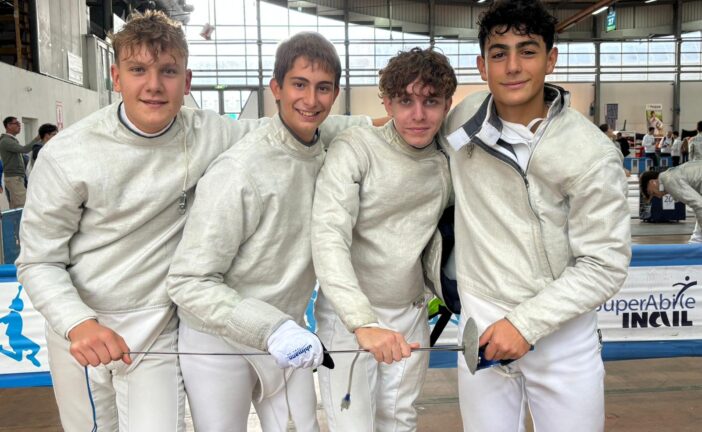 Sciabola in pedana a Carrara: solo piazzamenti per il Cus